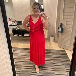 Beautiful bold red dress